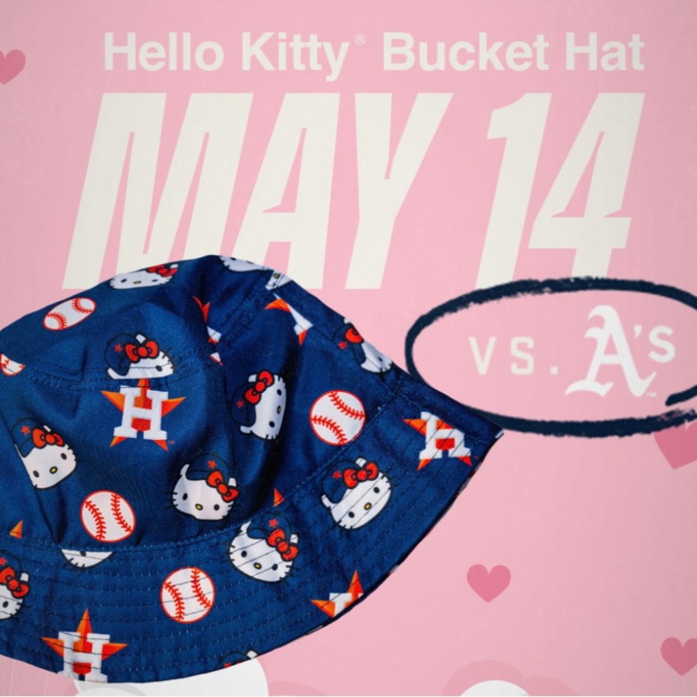 Hello kitty Astros Bucket hat